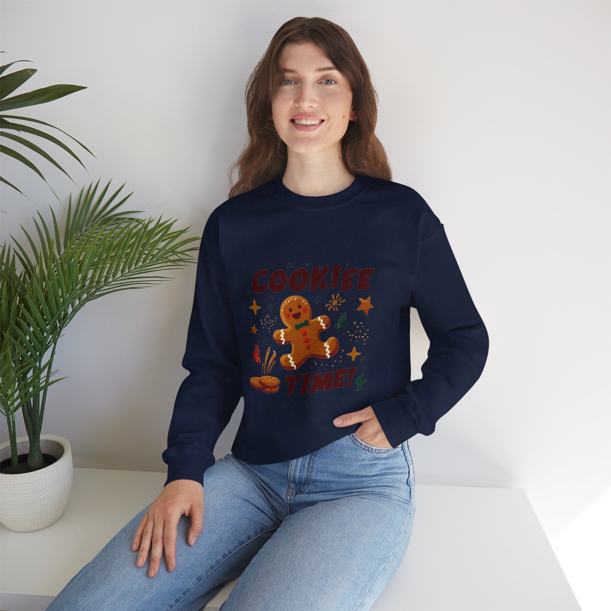 Cookie Time Sweatshirt — Gingerbread Holiday Crewneck