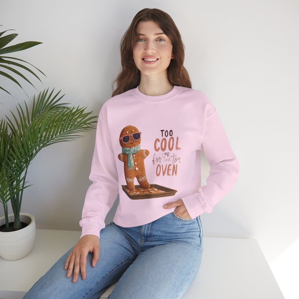 Sweatshirt - 'Too Cool for the Oven' Gingerbread Crewneck