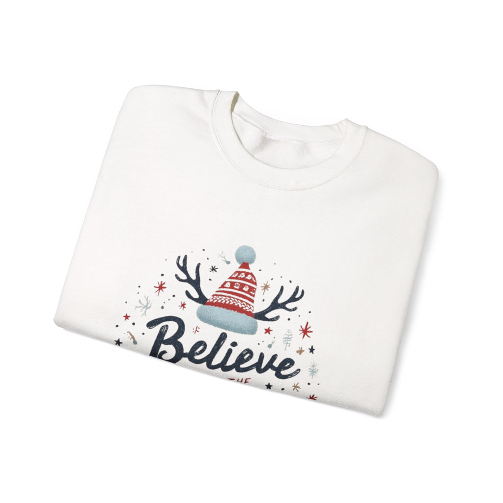 Believe in the Magic Sweatshirt — Cozy Holiday Crewneck