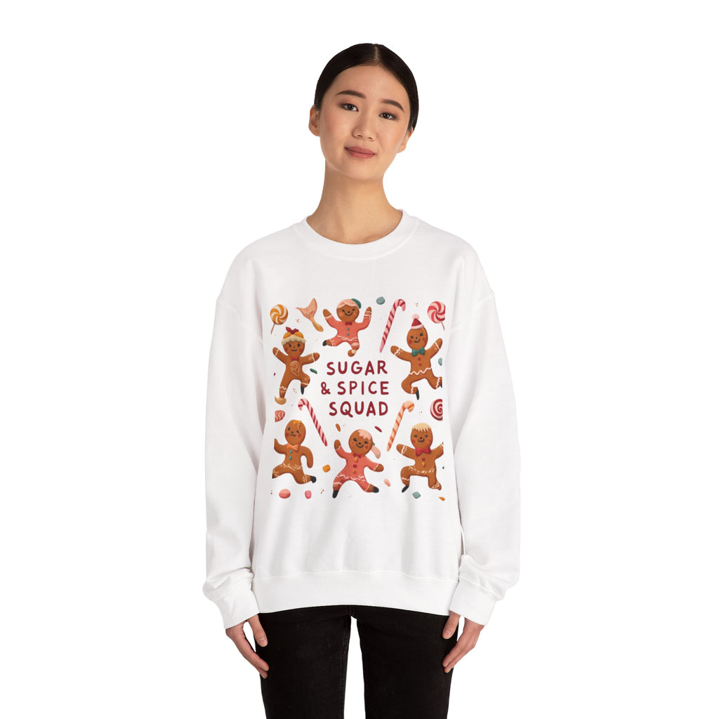 Sugar & Spice Squad Sweatshirt — Gingerbread Holiday Crewneck
