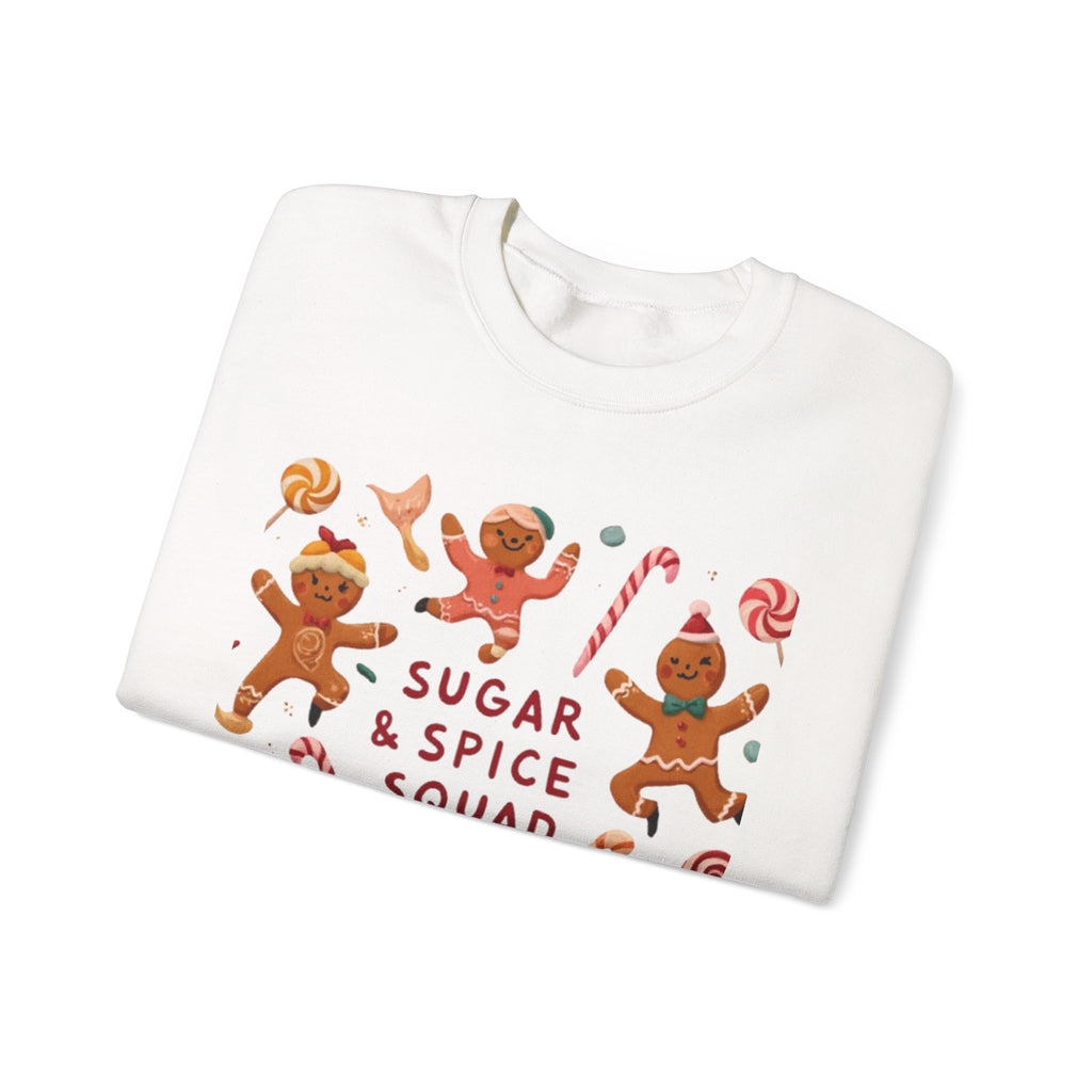 Sugar & Spice Squad Sweatshirt — Gingerbread Holiday Crewneck