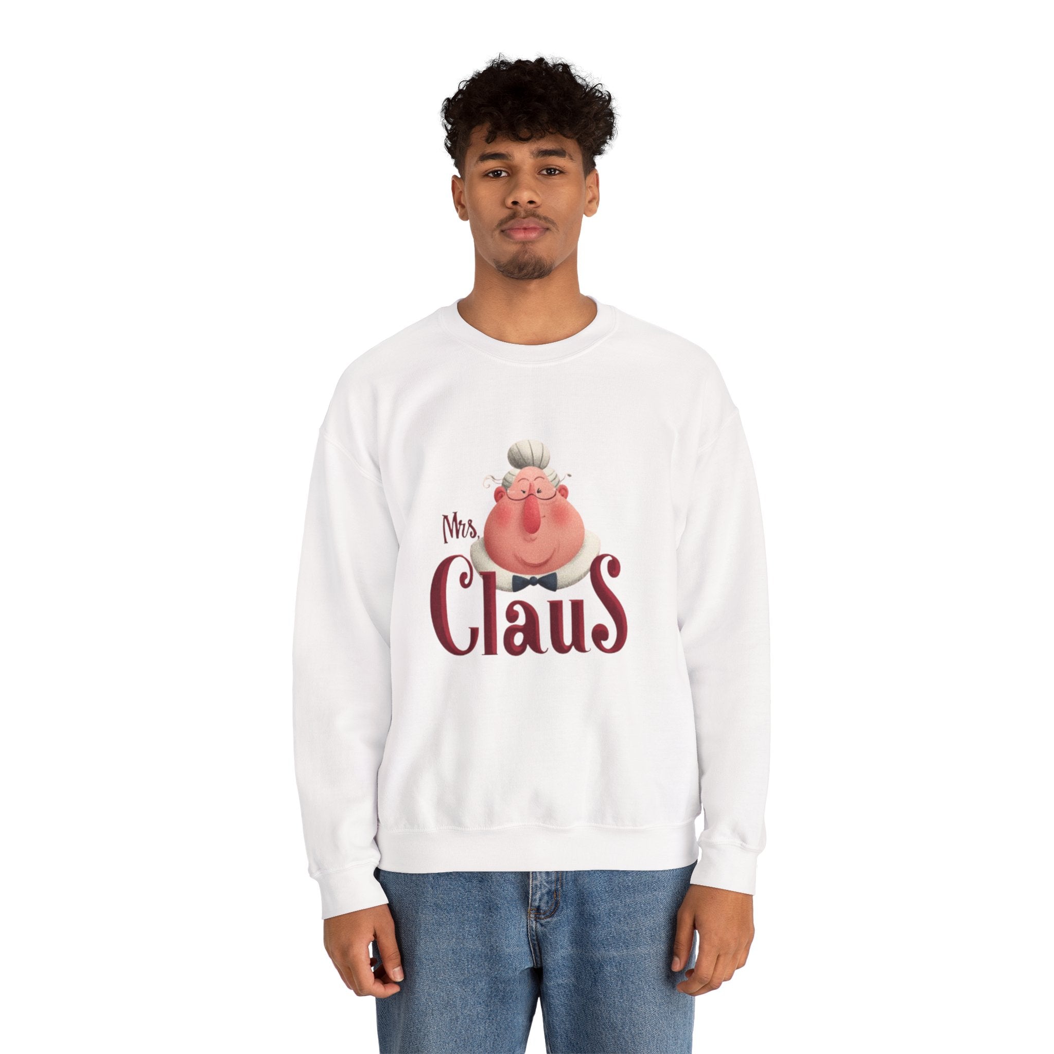 Mrs. Claus Christmas Sweatshirt – Cute Mrs Claus Holiday Crewneck