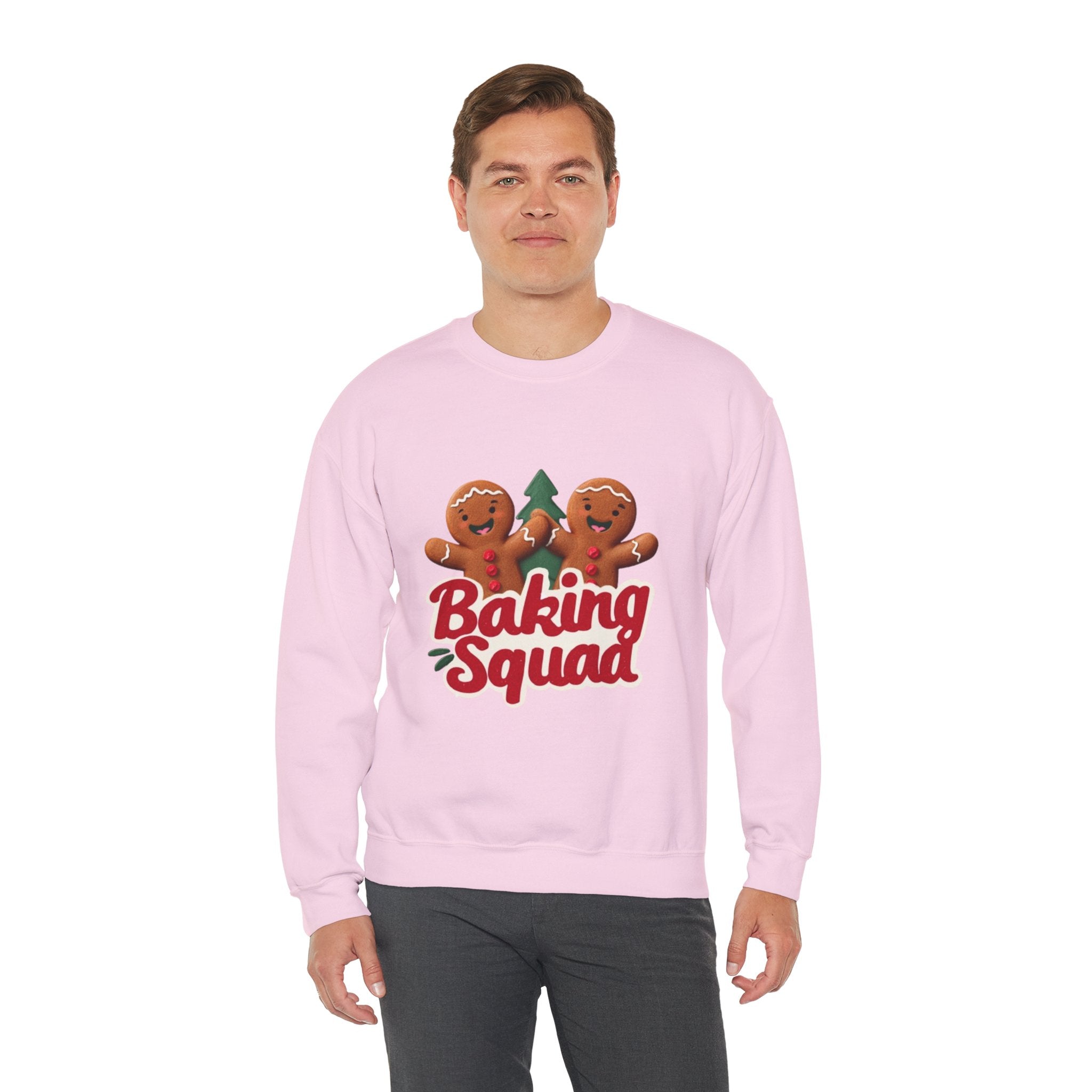 Baking Squad Sweatshirt — Cute Gingerbread Holiday Crewneck
