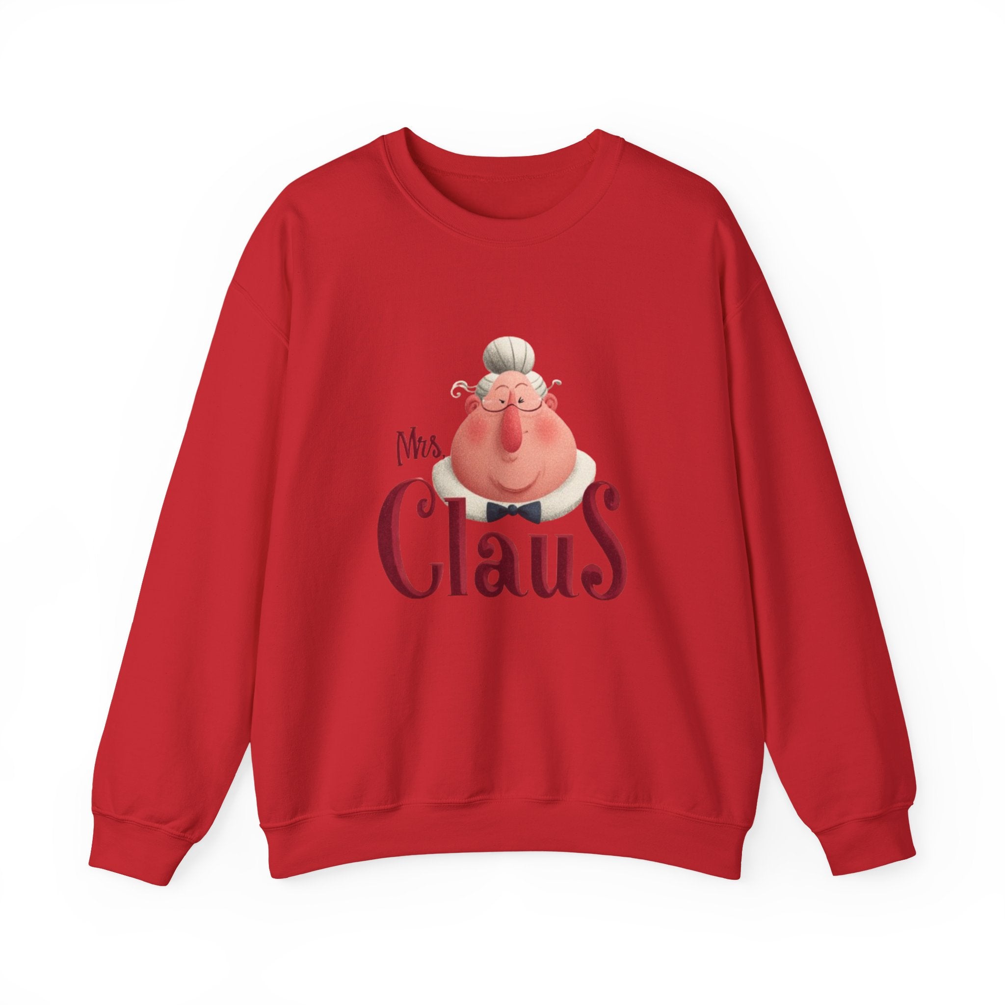 Mrs. Claus Christmas Sweatshirt – Cute Mrs Claus Holiday Crewneck