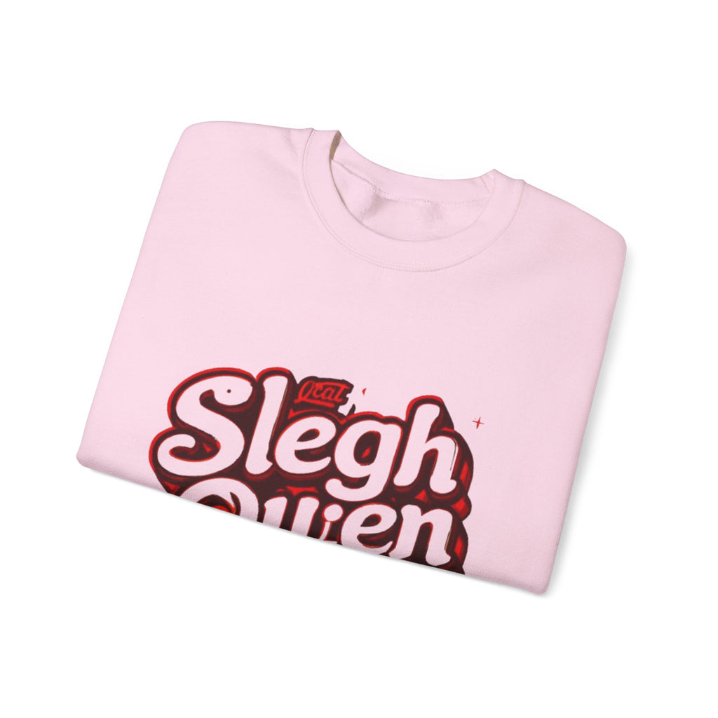Sleigh Queen Crewneck Sweatshirt — Retro Holiday Christmas Pullover