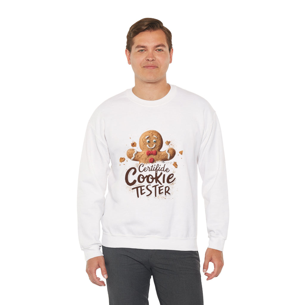 Cookie Tester Sweatshirt – "Certified Cookie Tester" Gingerbread Crewneck