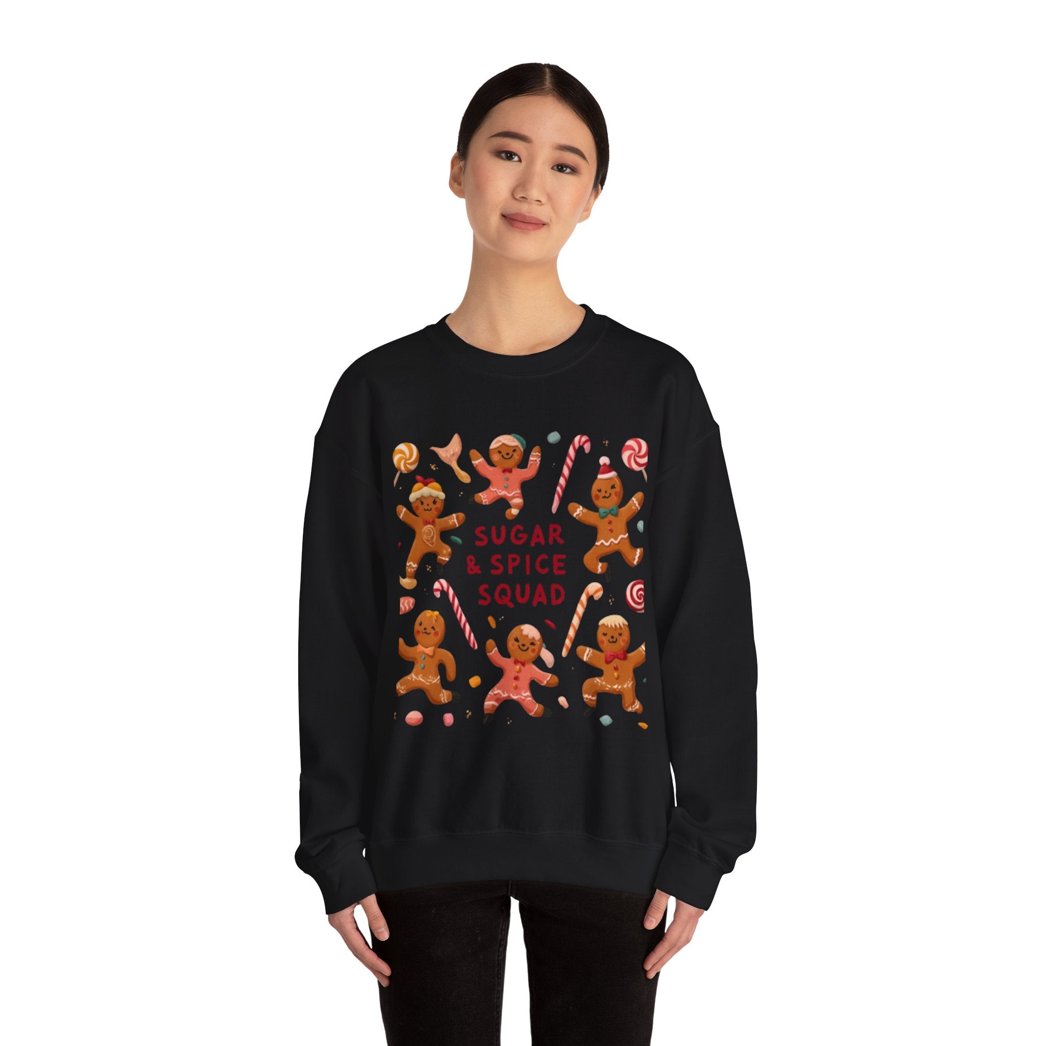 Sugar & Spice Squad Sweatshirt — Gingerbread Holiday Crewneck
