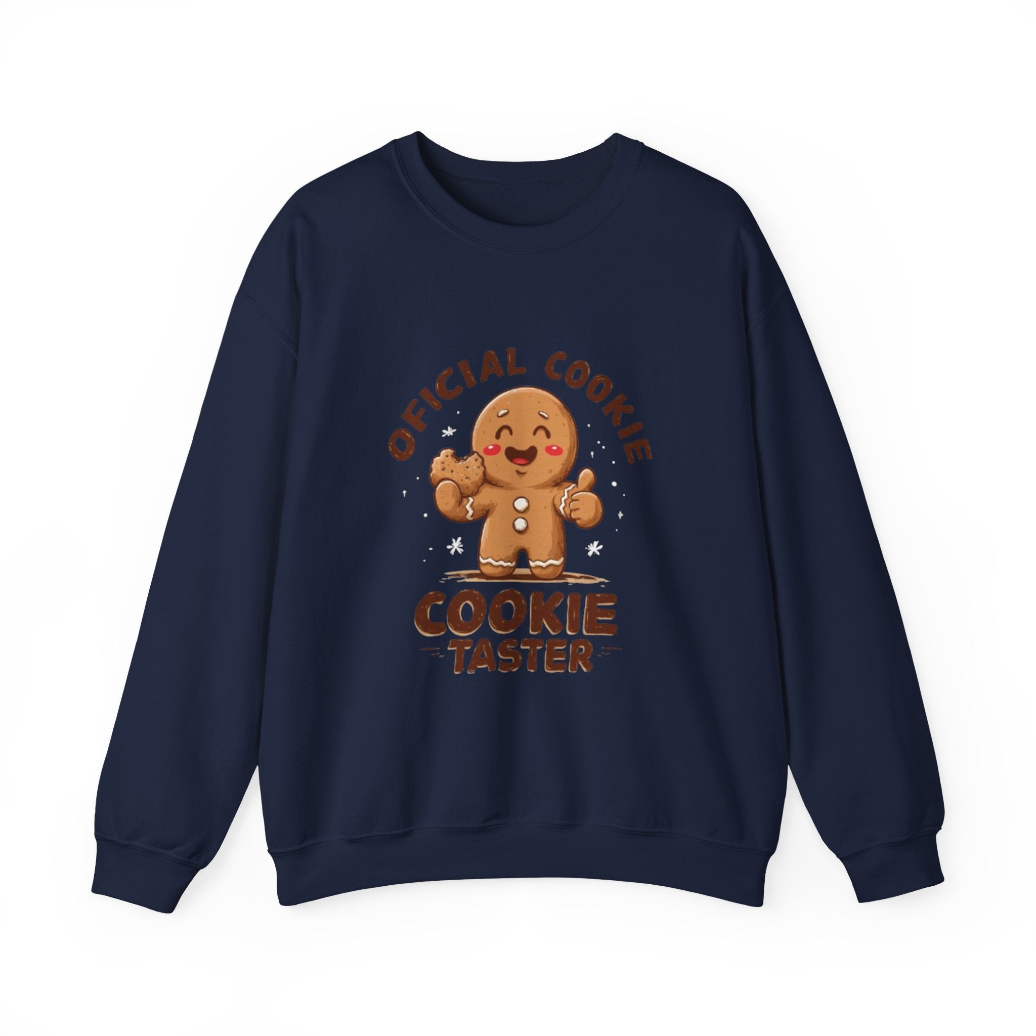 Cookie Taster Sweatshirt — 'Official Cookie' Gingerbread Crewneck