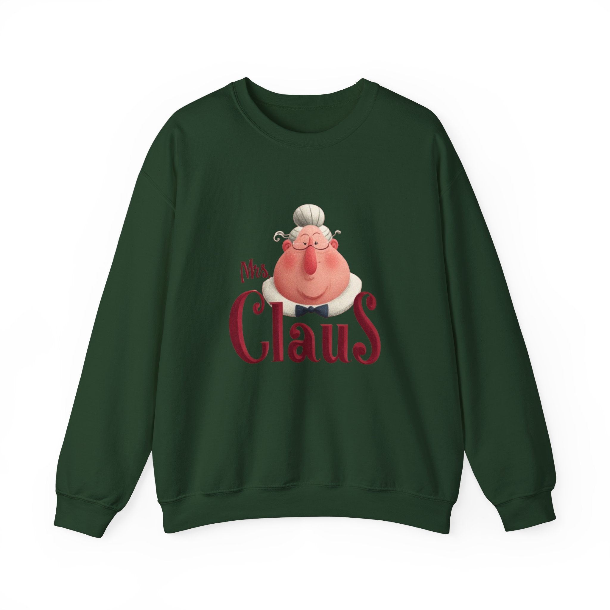 Mrs. Claus Christmas Sweatshirt – Cute Mrs Claus Holiday Crewneck