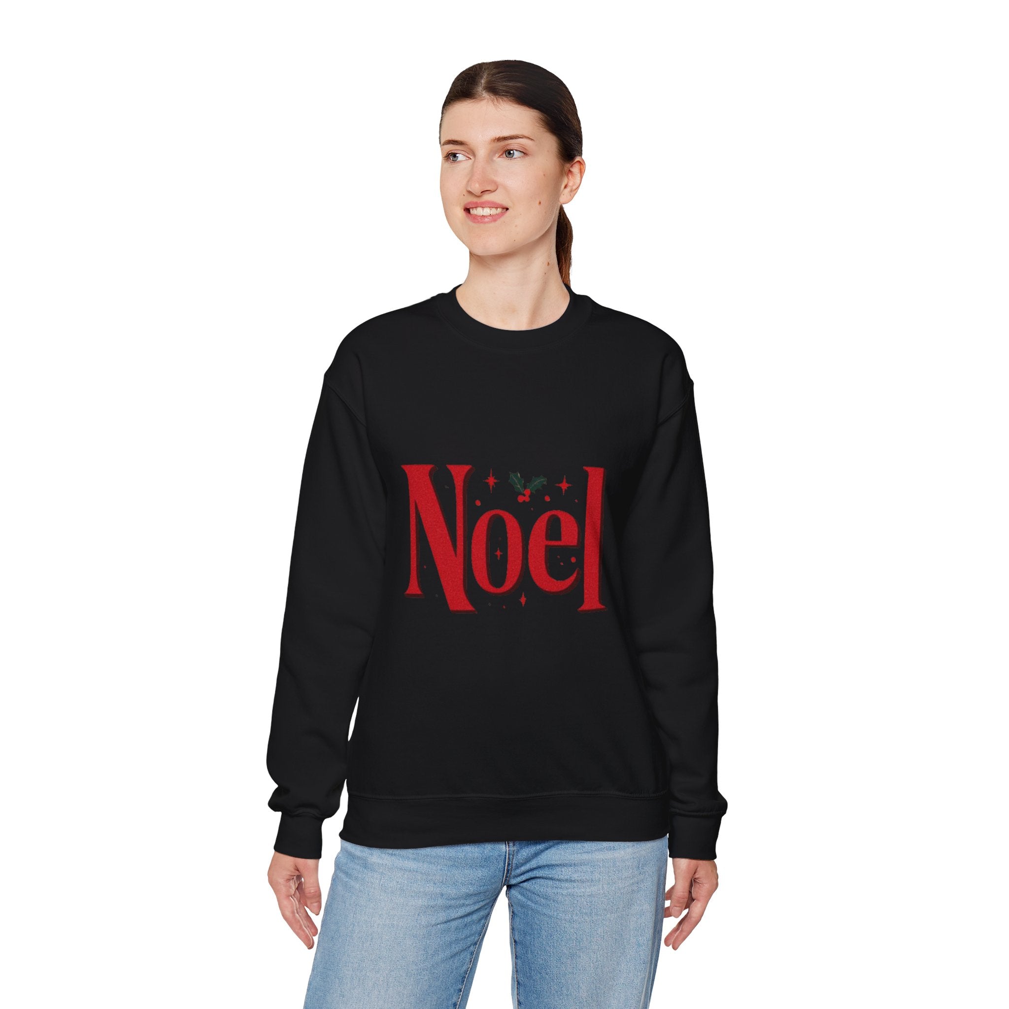 Noel Christmas Sweatshirt — Festive Holly Holiday Crewneck