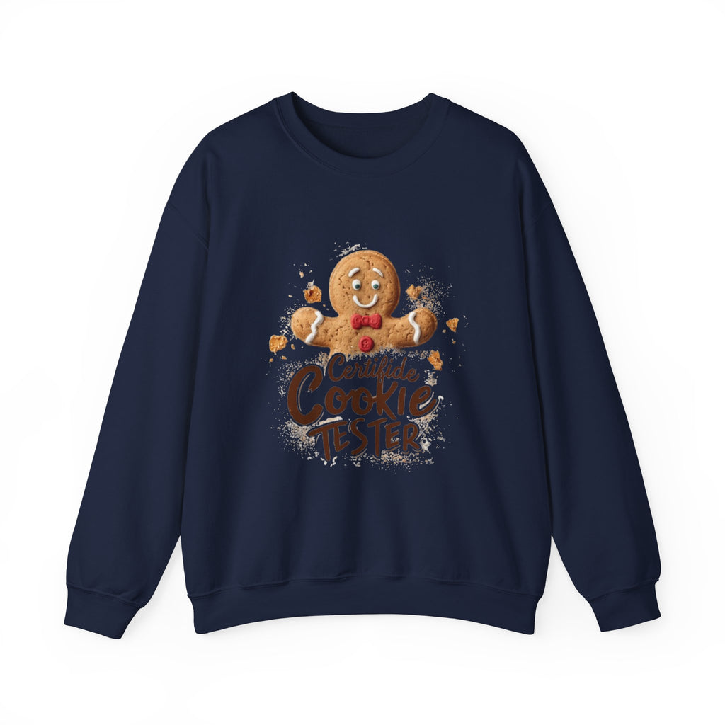 Cookie Tester Sweatshirt – "Certified Cookie Tester" Gingerbread Crewneck