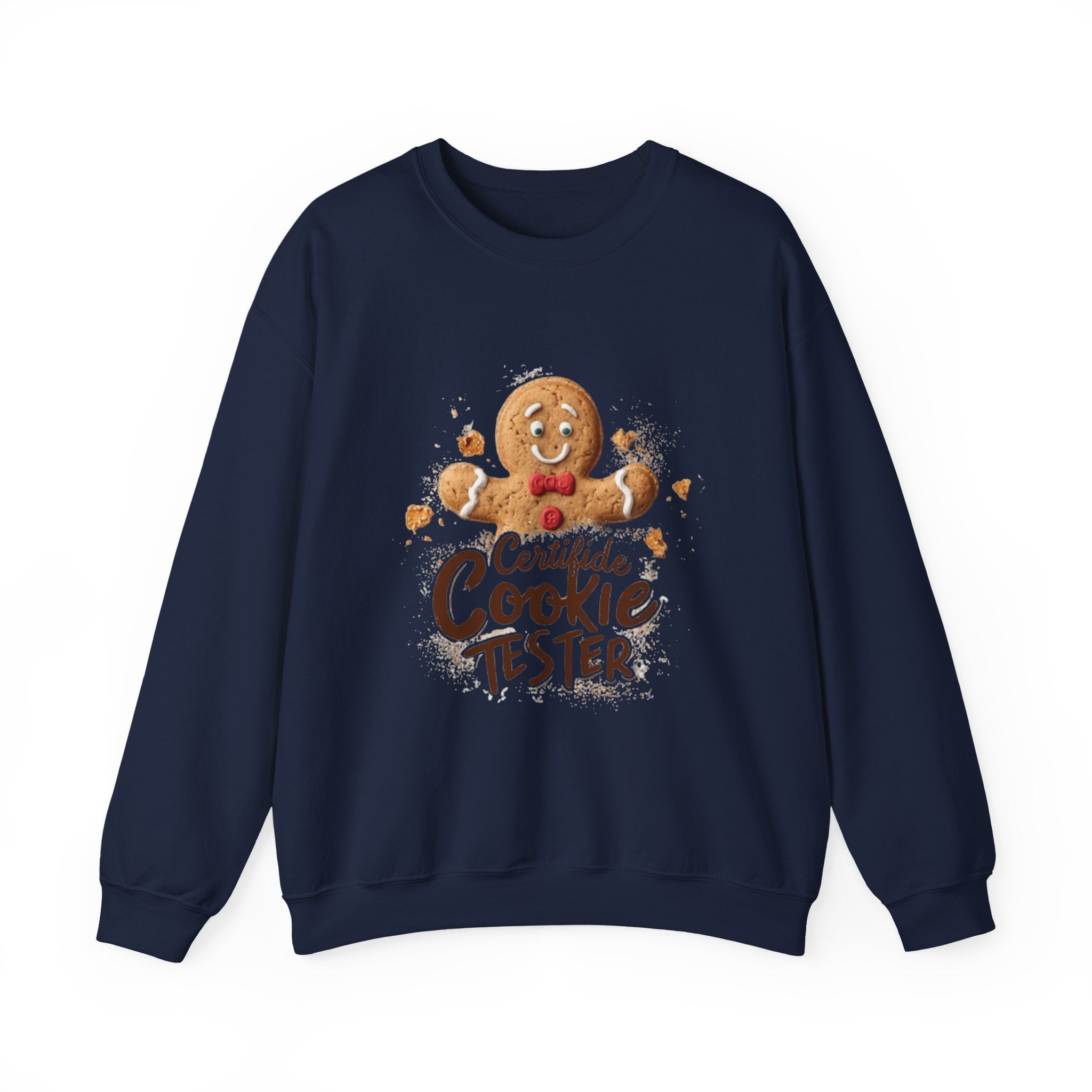 Cookie Tester Sweatshirt – "Certified Cookie Tester" Gingerbread Crewneck