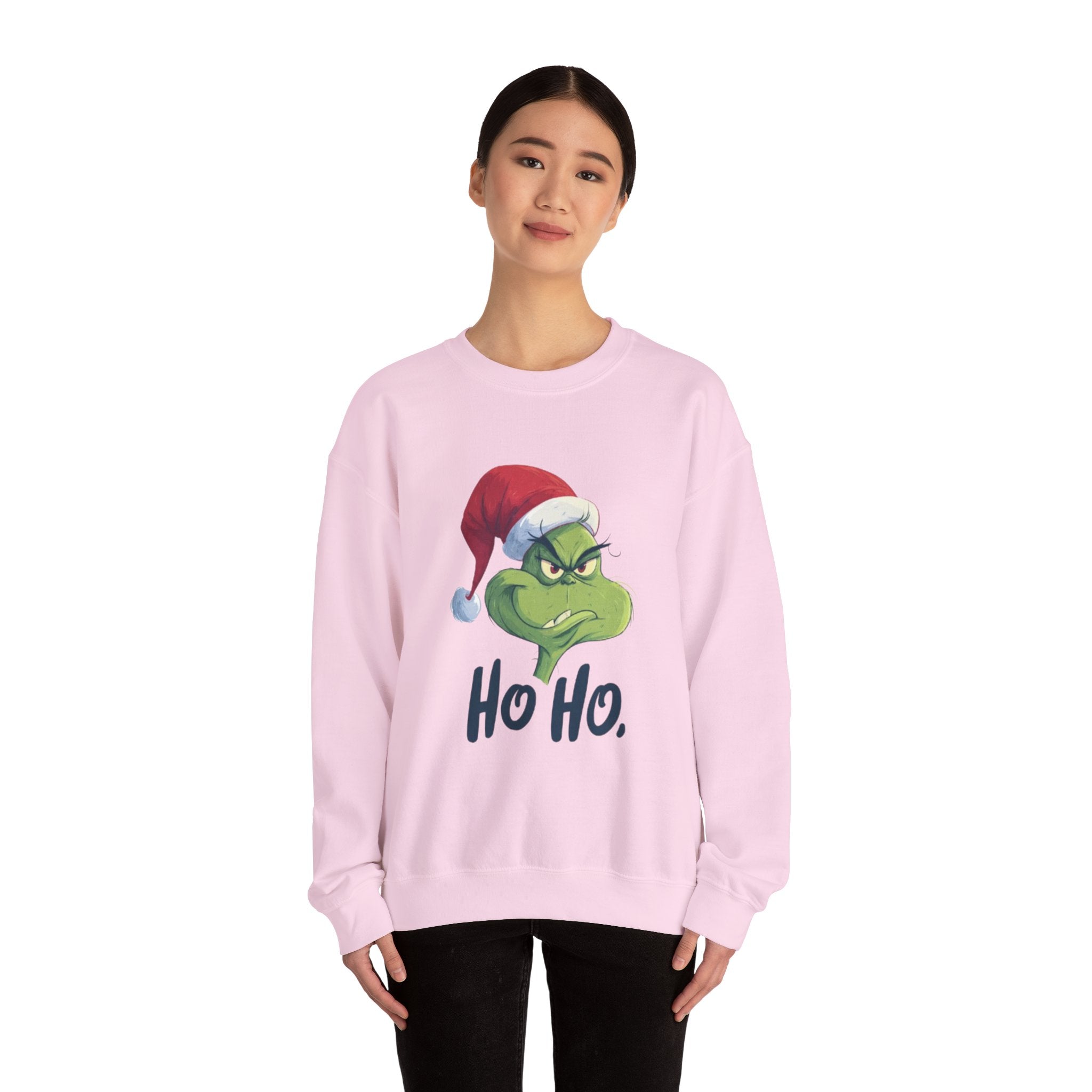 Grumpy Grinch 'Ho Ho.' Crewneck Sweatshirt