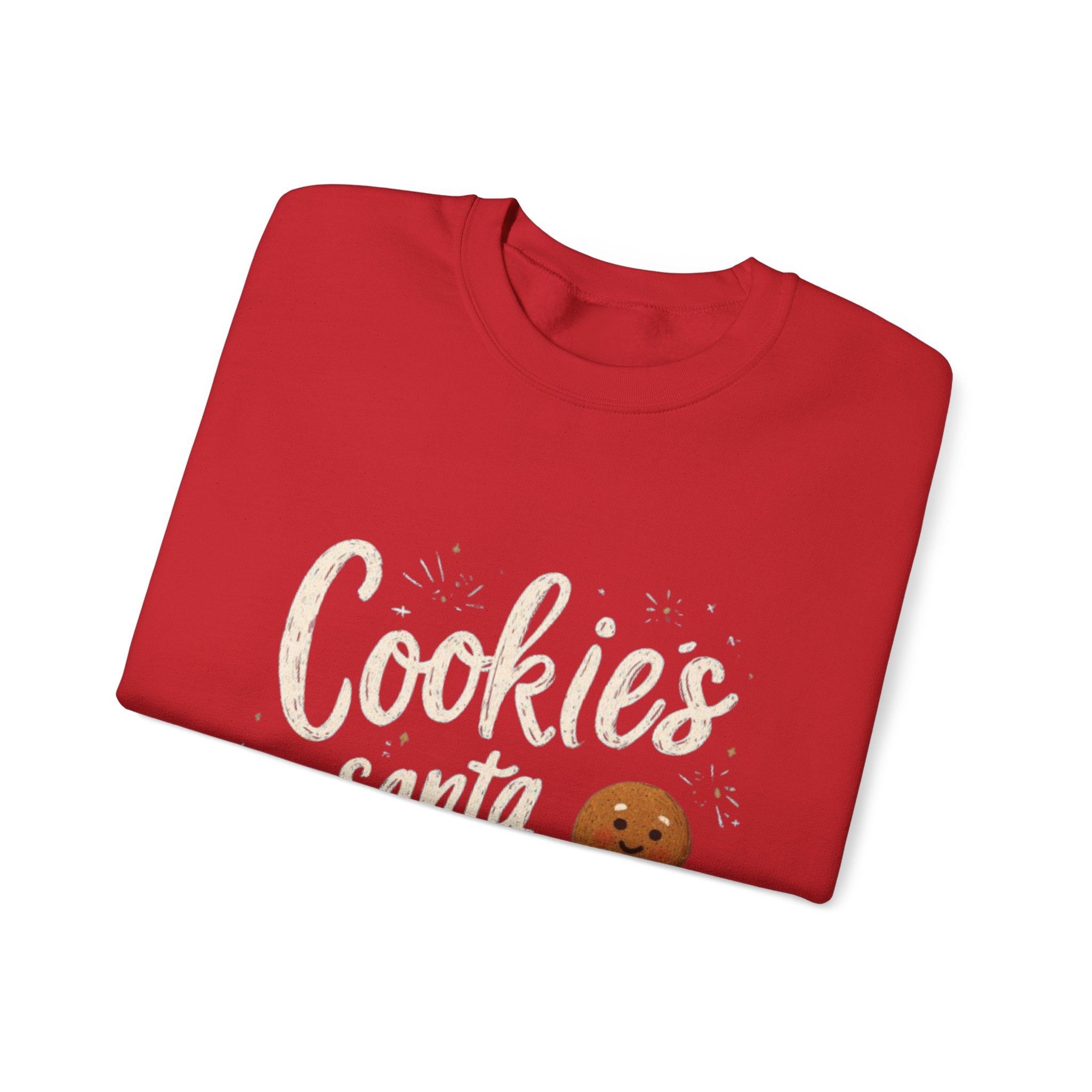 Cookies for Santa Sweatshirt — Christmas Gingerbread Holiday Crewneck