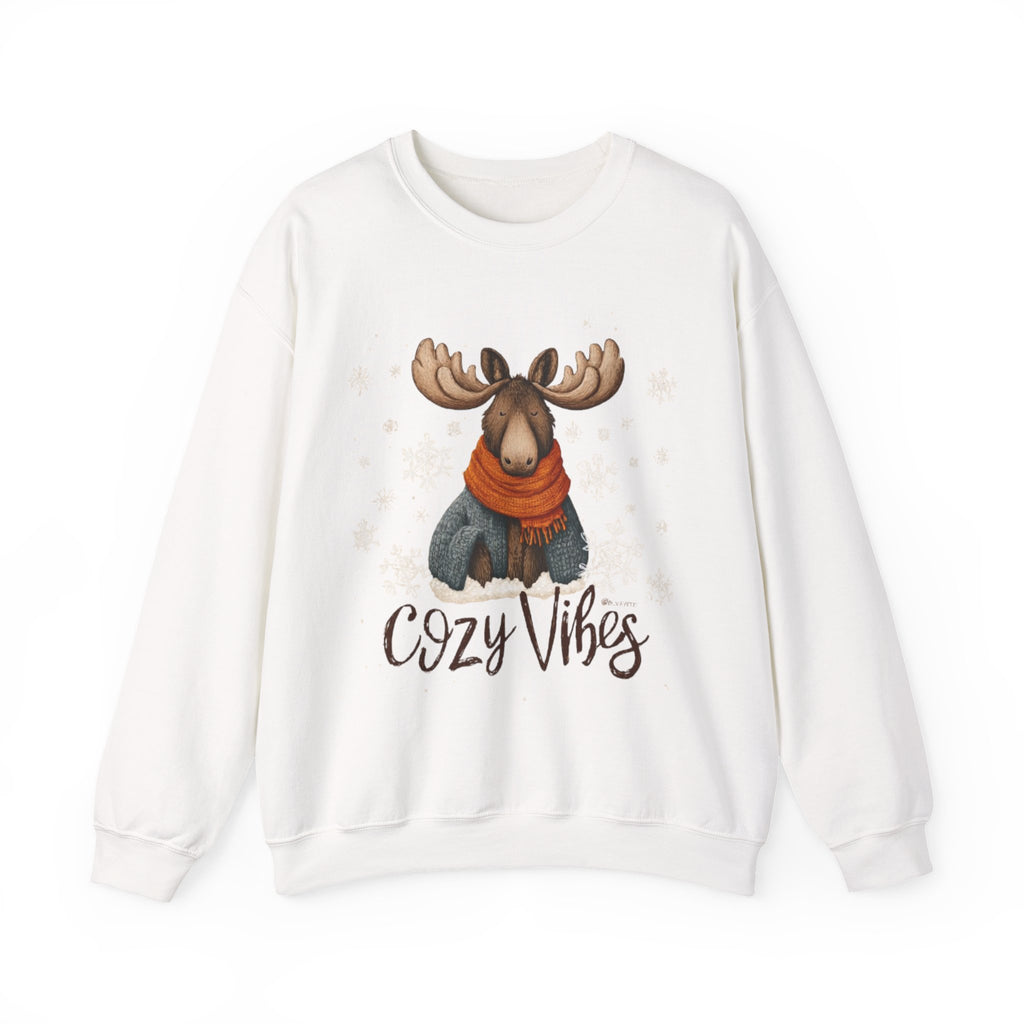 Cozy Vibes Moose Sweatshirt