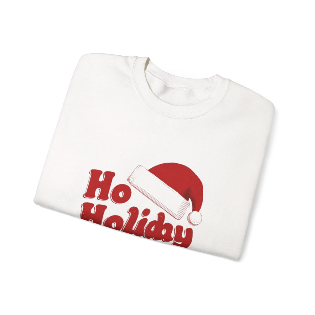 Holiday Mood Sweatshirt — 'Ho Holiday Mood' Christmas Crewneck