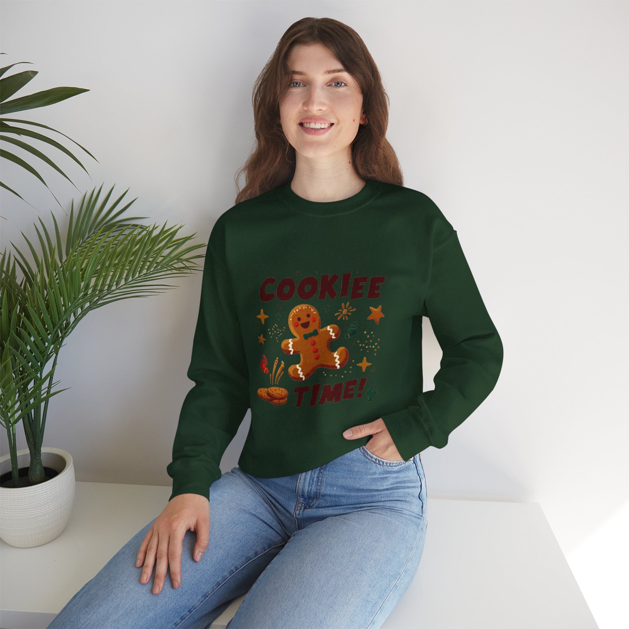 Cookie Time Sweatshirt — Gingerbread Holiday Crewneck