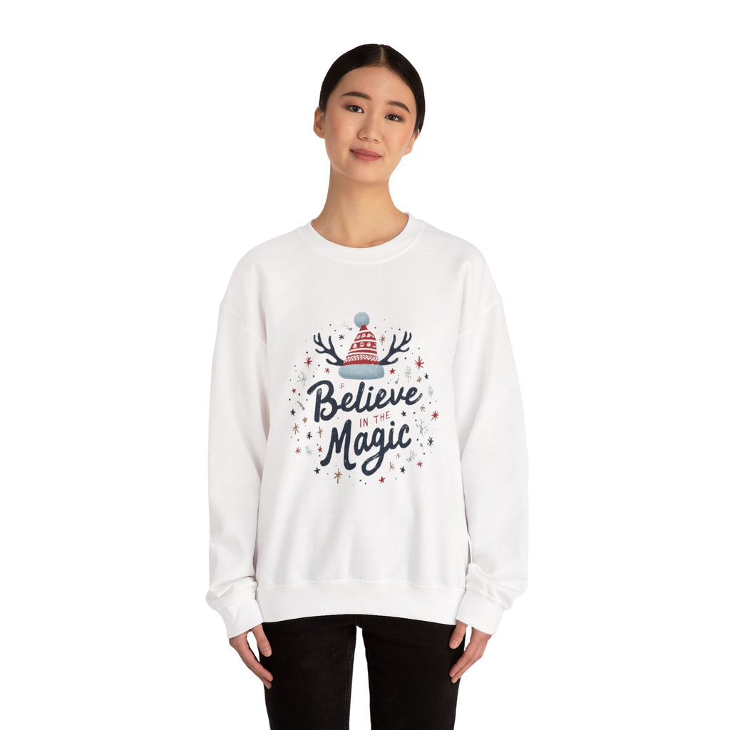 Believe in the Magic Sweatshirt — Cozy Holiday Crewneck