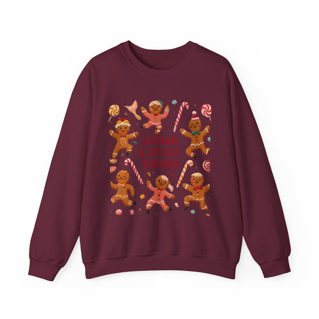 Sugar & Spice Squad Sweatshirt — Gingerbread Holiday Crewneck