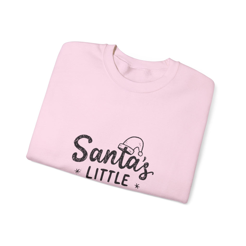 Santa's Little Helper Sweatshirt – Holiday Crewneck for Kids & Family