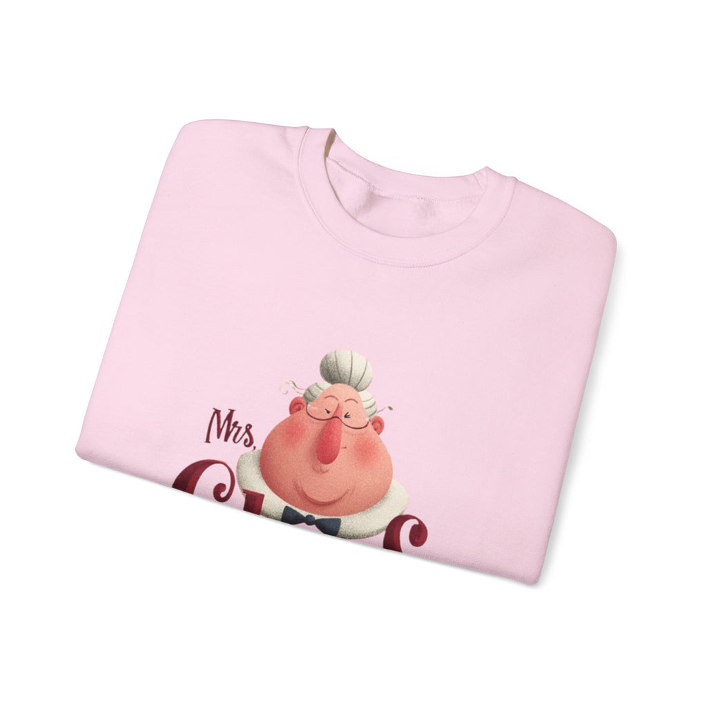 Mrs. Claus Christmas Sweatshirt – Cute Mrs Claus Holiday Crewneck