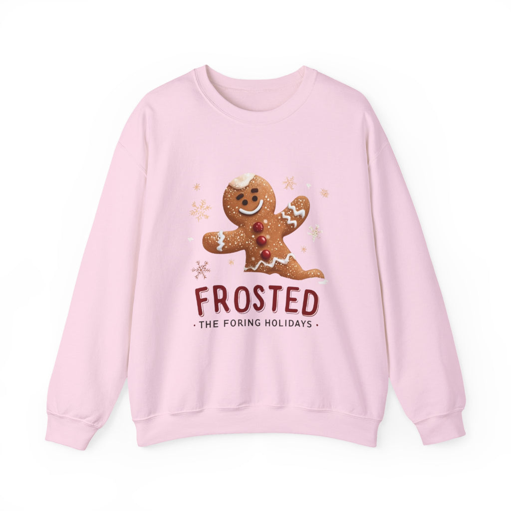 Gingerbread 'Frosted' Holiday Sweatshirt — Cute Christmas Cookie Crewneck