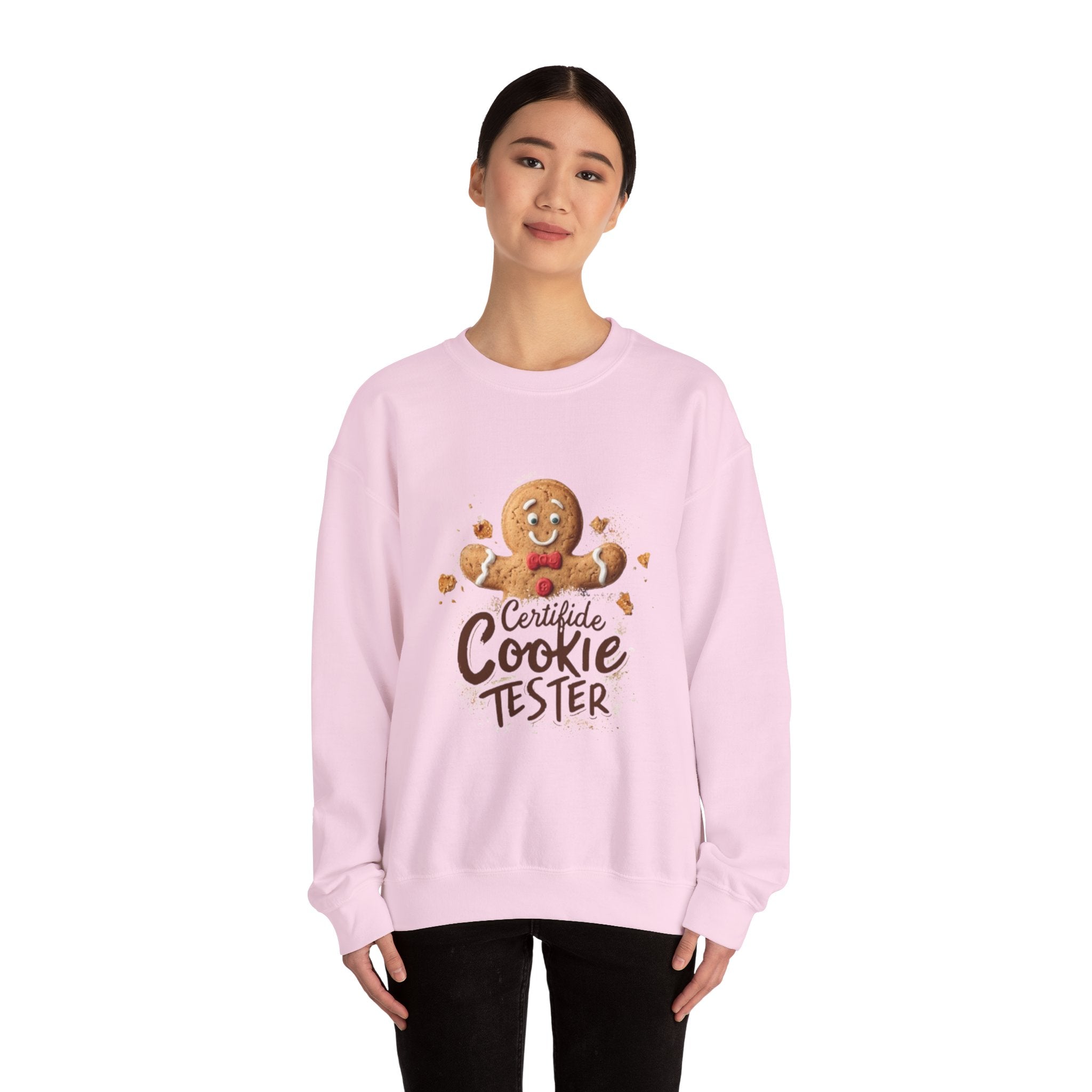 Cookie Tester Sweatshirt – "Certified Cookie Tester" Gingerbread Crewneck