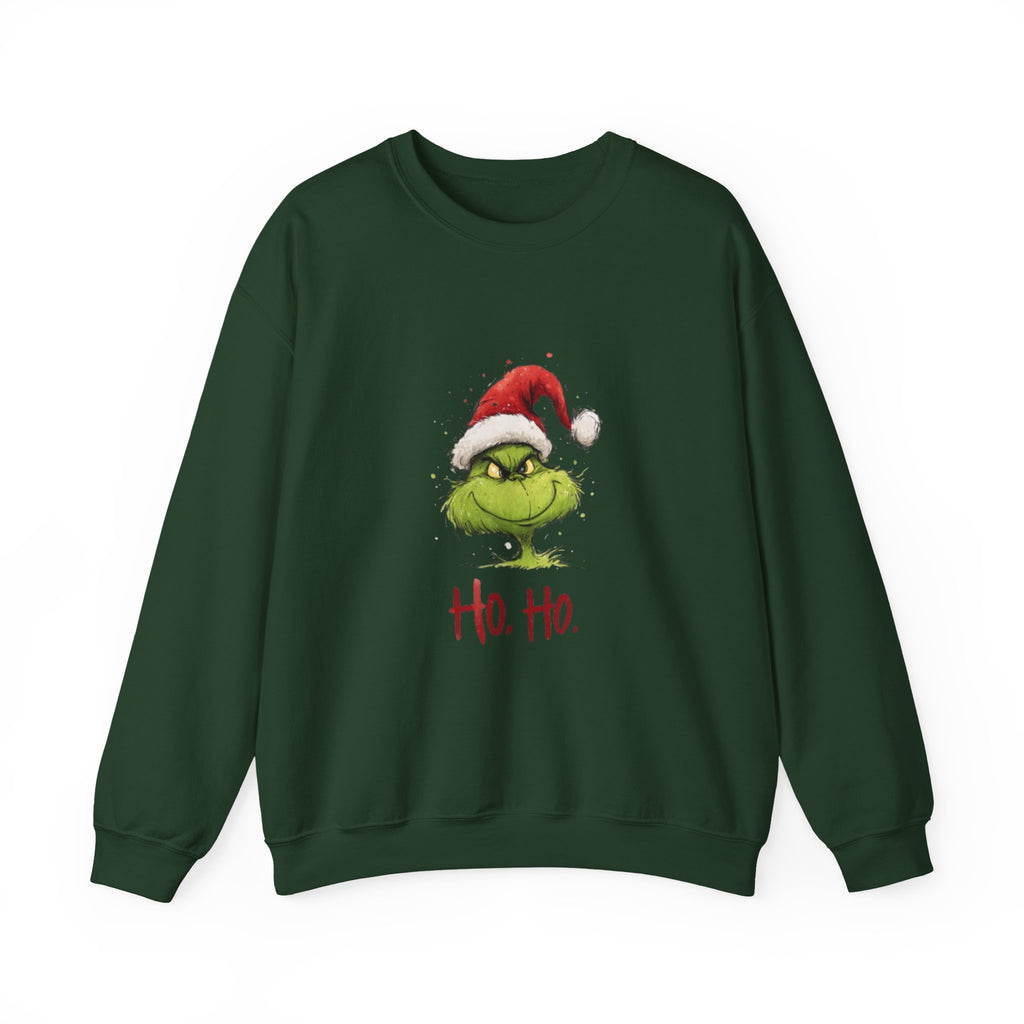 Grinch Santa 'Ho. Ho.' Crewneck Sweatshirt