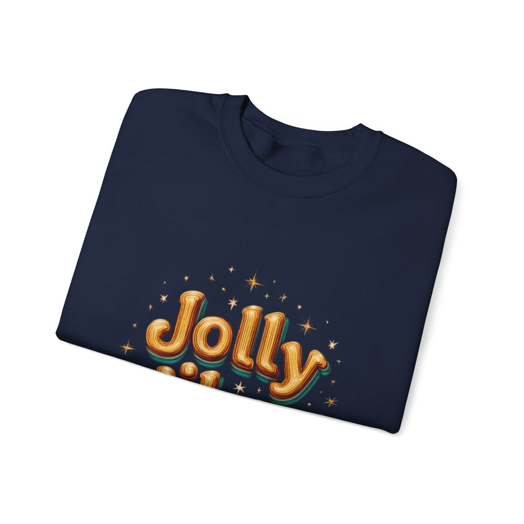Jolly Vibes Sweatshirt – Cozy Holiday Graphic Crewneck