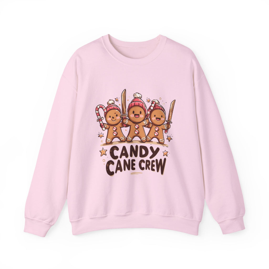 Candy Cane Crew Sweatshirt — Cute Gingerbread 'Candy Cane Crew' Christmas Sweatshirt