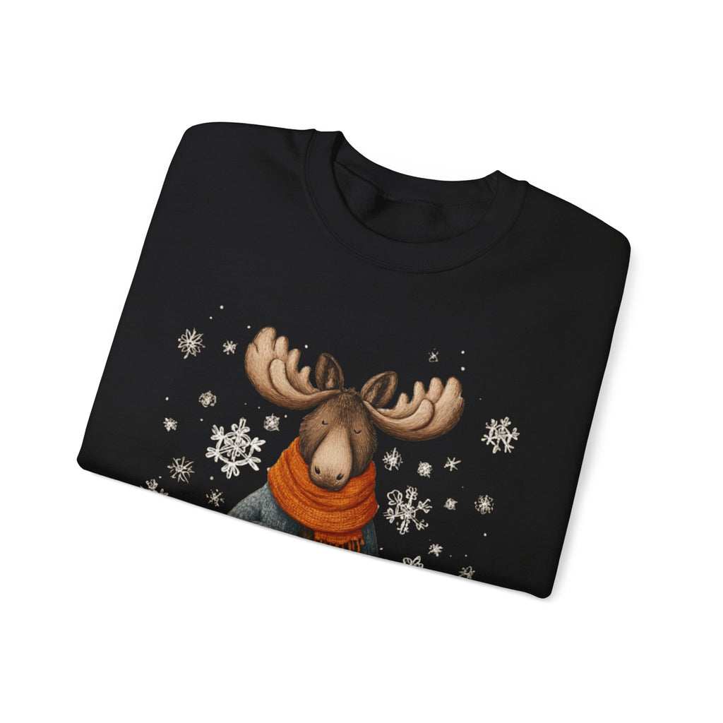 Cozy Vibes Moose Sweatshirt