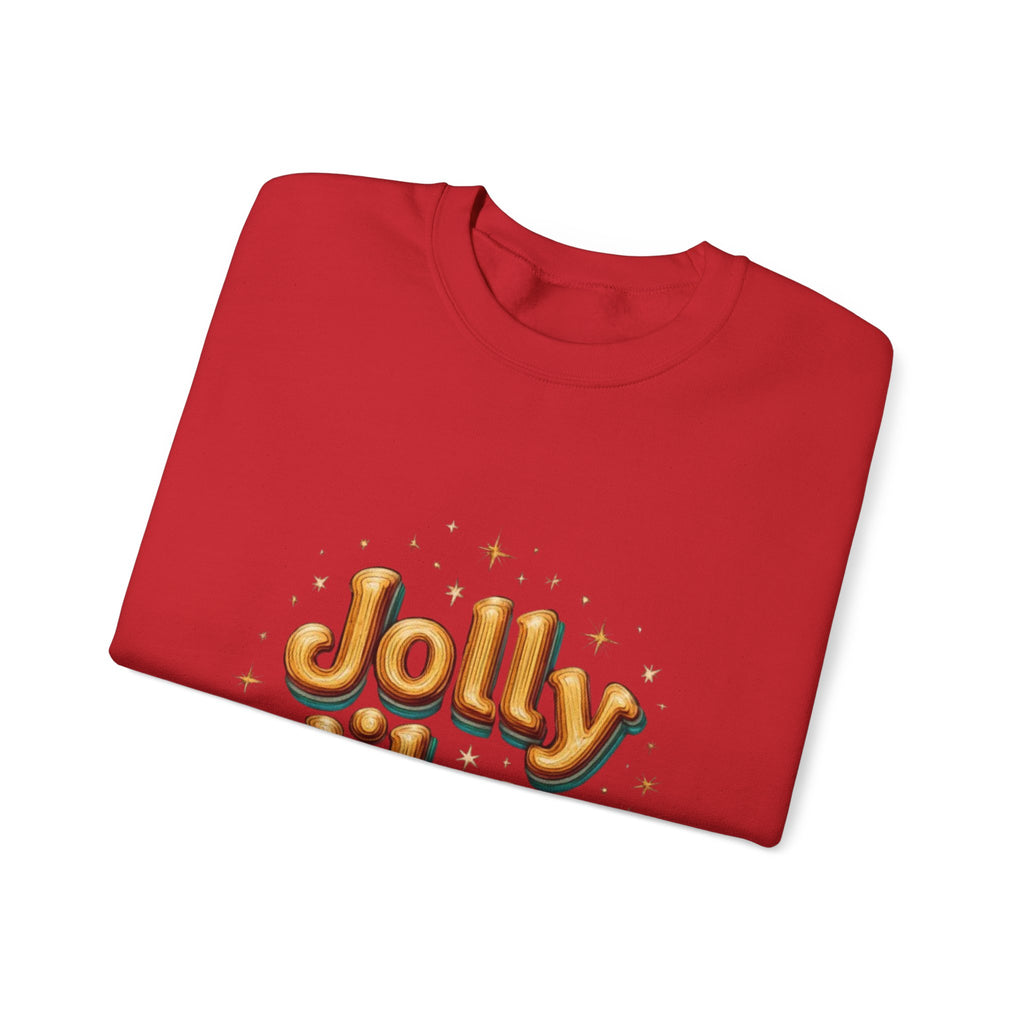 Jolly Vibes Sweatshirt – Cozy Holiday Graphic Crewneck
