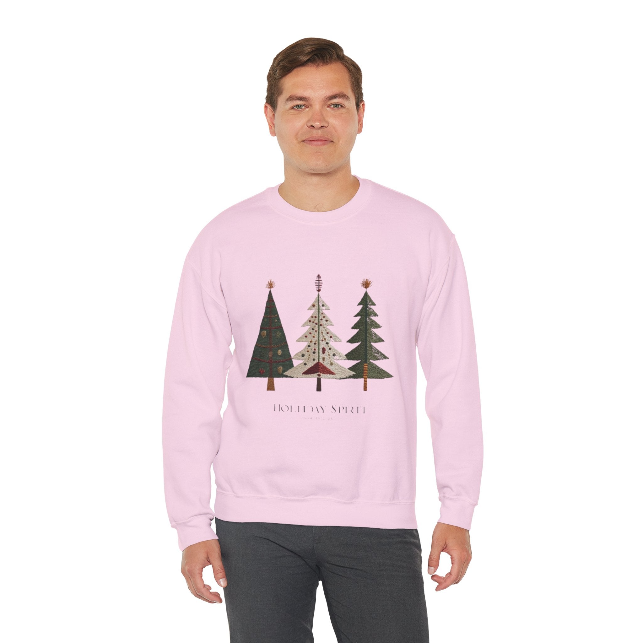 Christmas Tree Trio Sweatshirt – Joy to My Soul Holiday Crewneck