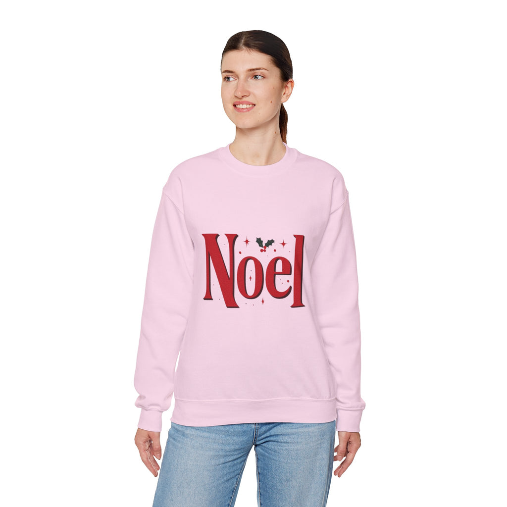 Noel Christmas Sweatshirt — Festive Holly Holiday Crewneck