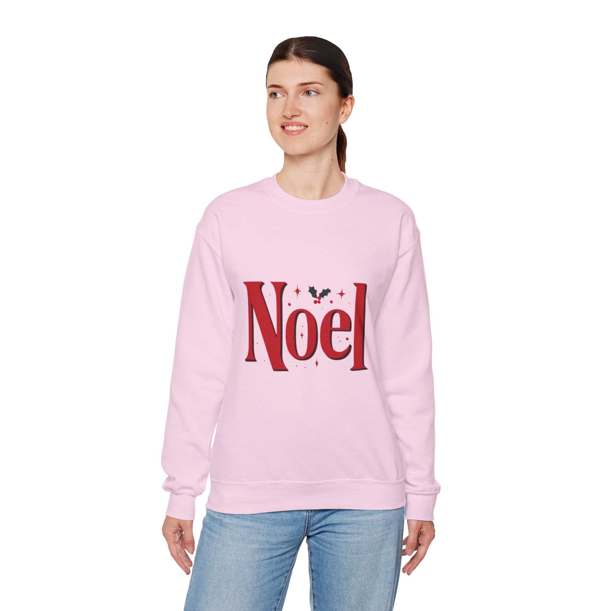 Noel Christmas Sweatshirt — Festive Holly Holiday Crewneck