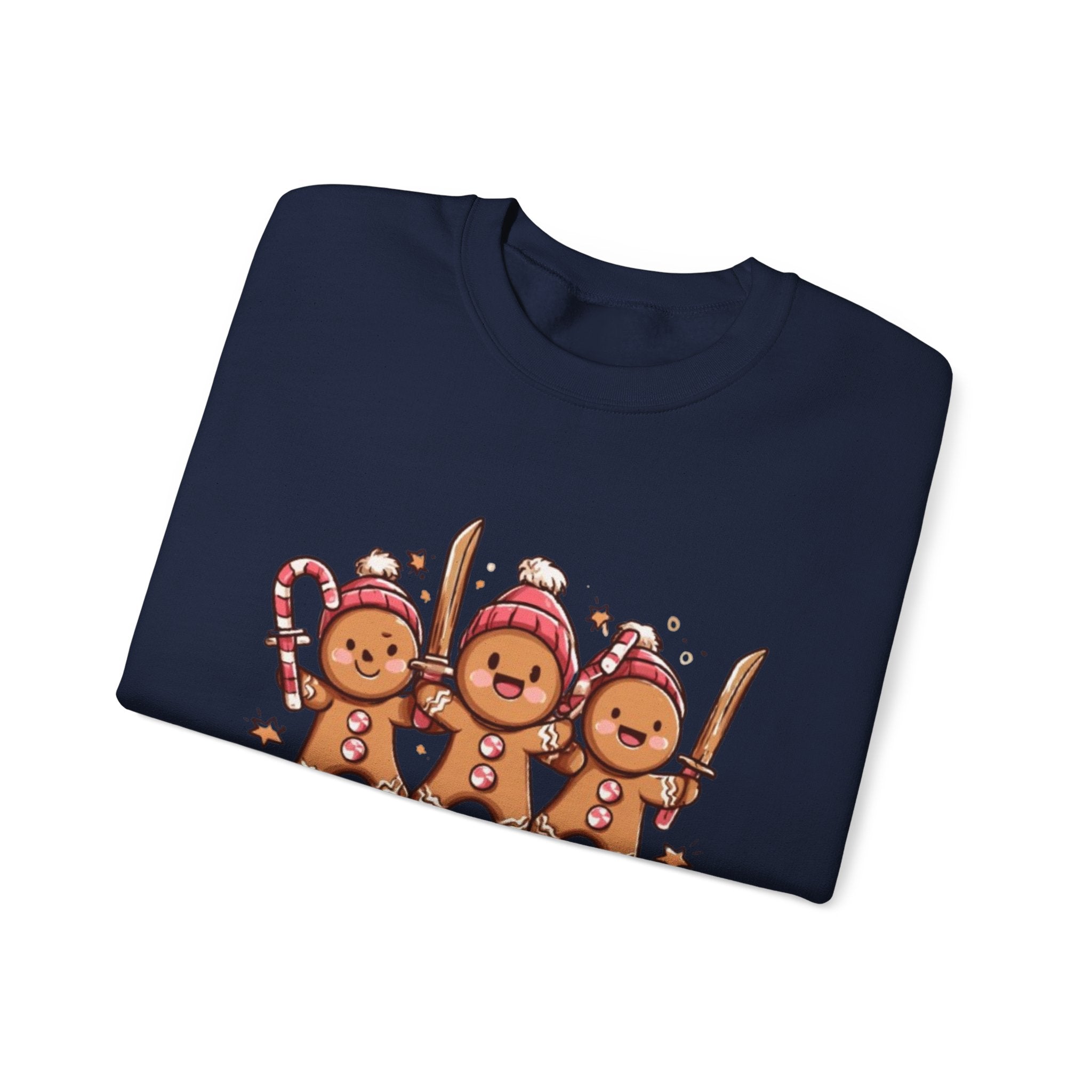 Candy Cane Crew Sweatshirt — Cute Gingerbread 'Candy Cane Crew' Christmas Sweatshirt