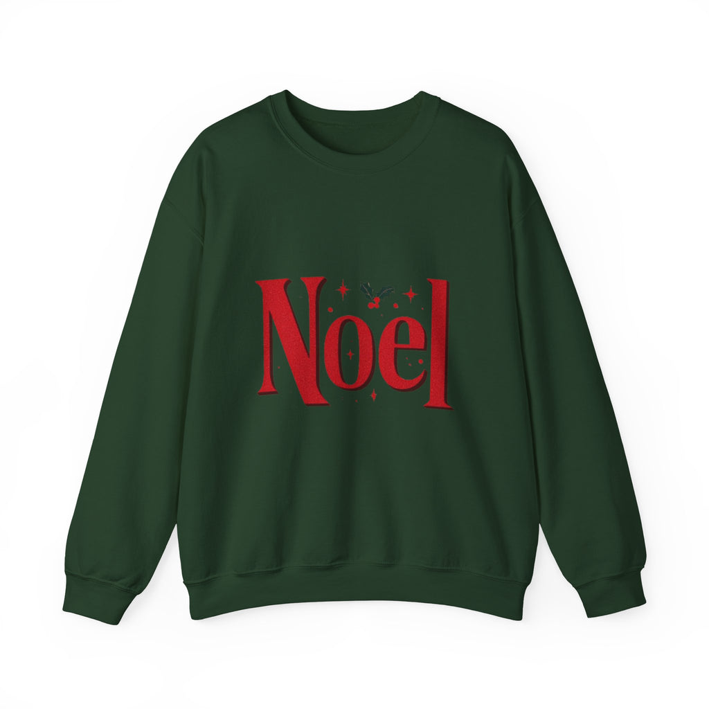 Noel Christmas Sweatshirt — Festive Holly Holiday Crewneck