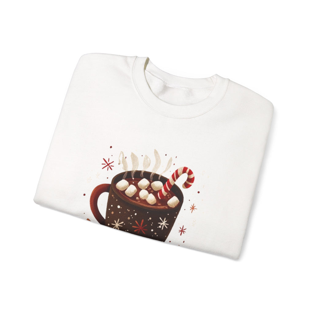Hot Cocoa Season Sweatshirt — Cozy Winter Hot Chocolate Crewneck