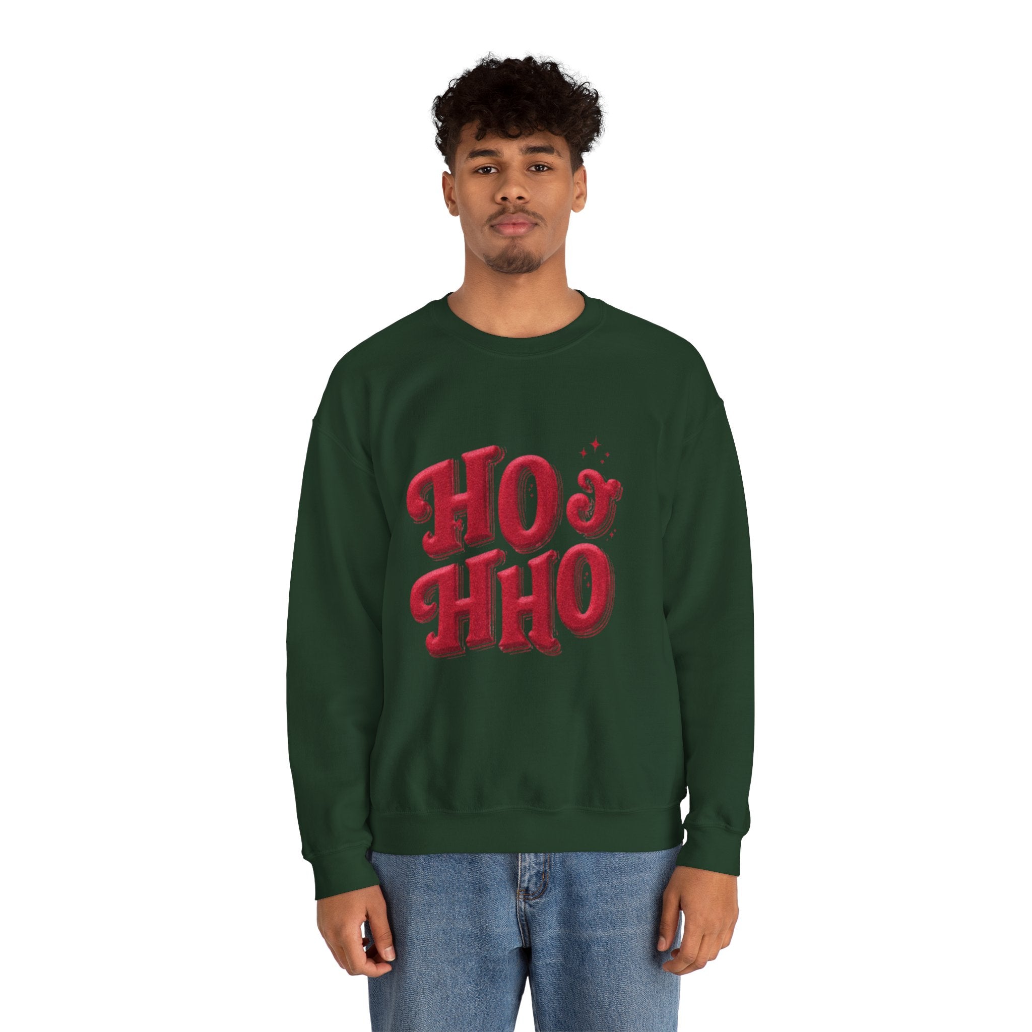 Ho Ho Ho Christmas Sweatshirt — Festive Holiday Crewneck