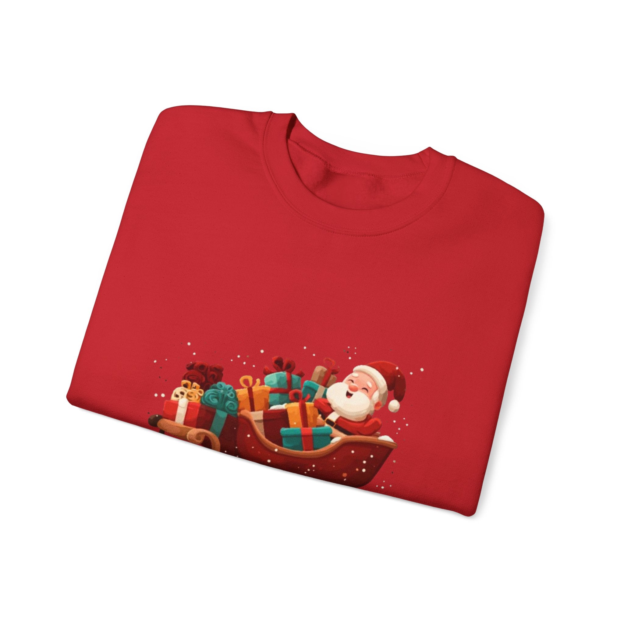 Christmas Santa Sleigh Crewneck Sweatshirt — "Sleigh Niym" Holiday Graphic