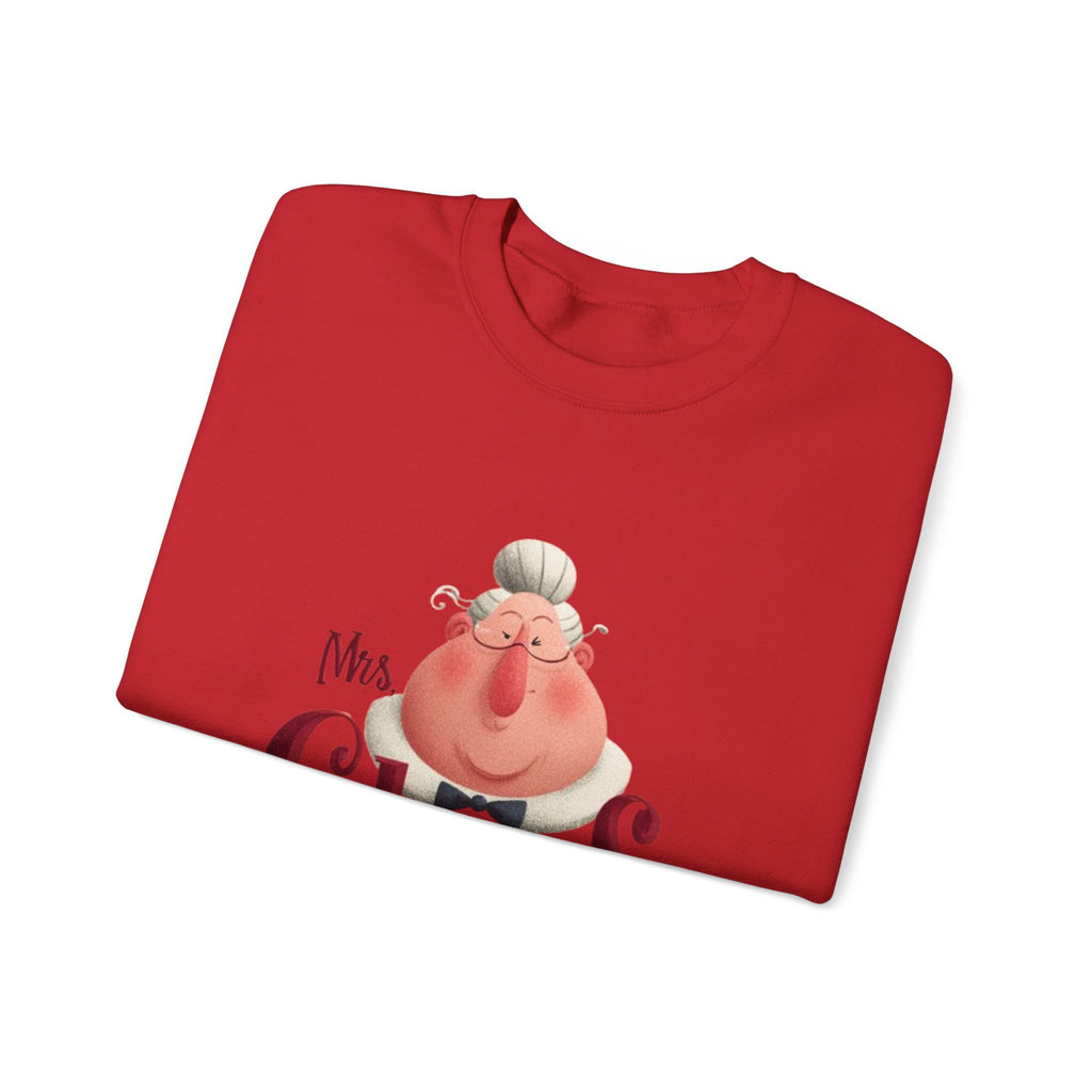 Mrs. Claus Christmas Sweatshirt – Cute Mrs Claus Holiday Crewneck