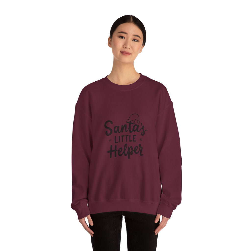 Santa's Little Helper Sweatshirt – Holiday Crewneck for Kids & Family
