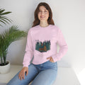 Cabin in the Pines Sweatshirt — 'Christmas at Home' Cozy Holiday Crewneck