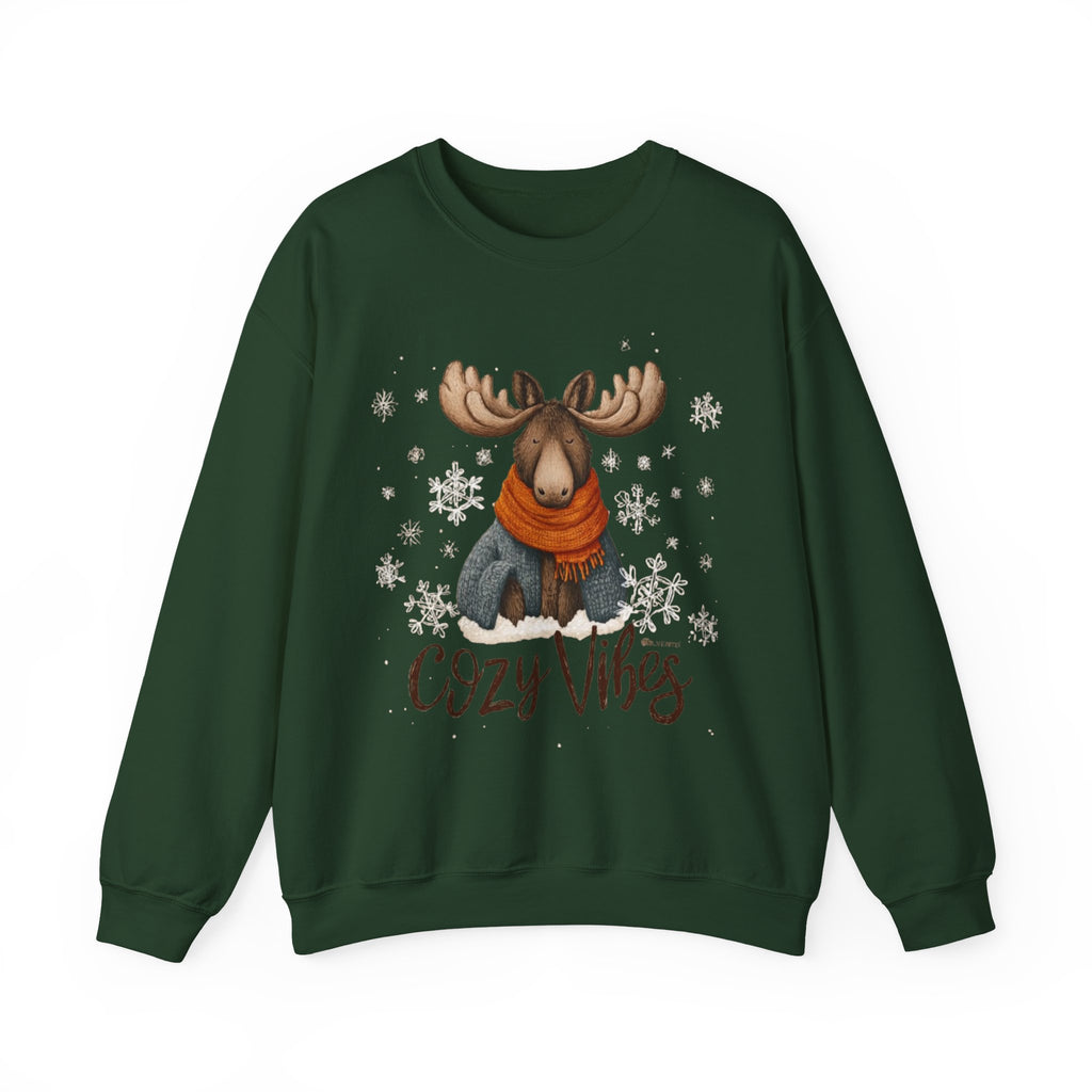 Cozy Vibes Moose Sweatshirt