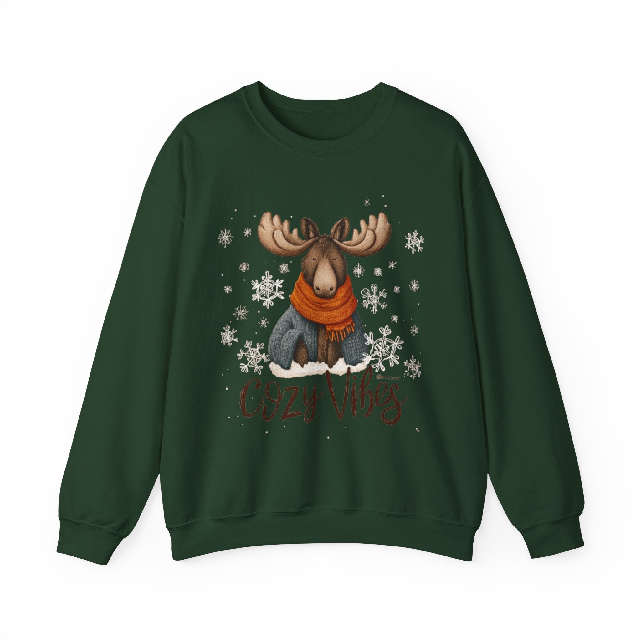 Cozy Vibes Moose Sweatshirt