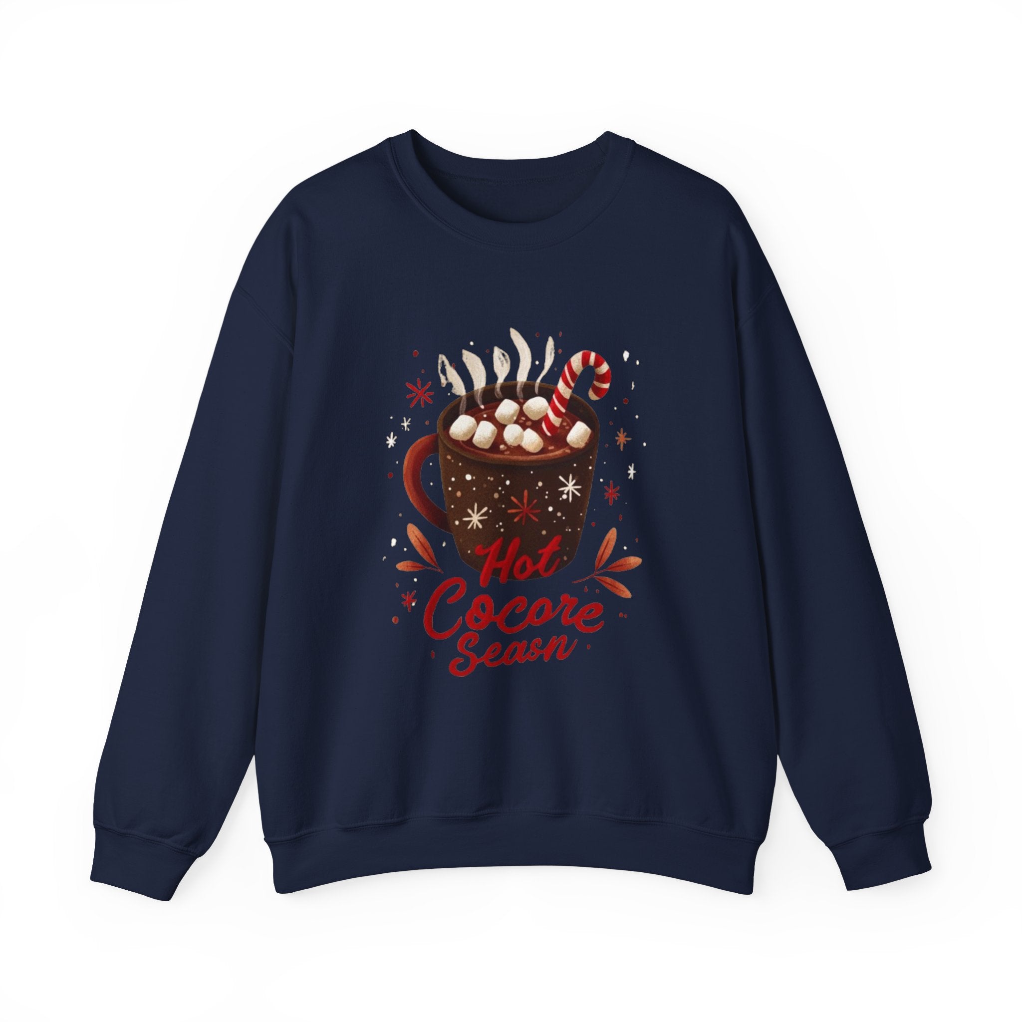 Hot Cocoa Season Sweatshirt — Cozy Winter Hot Chocolate Crewneck