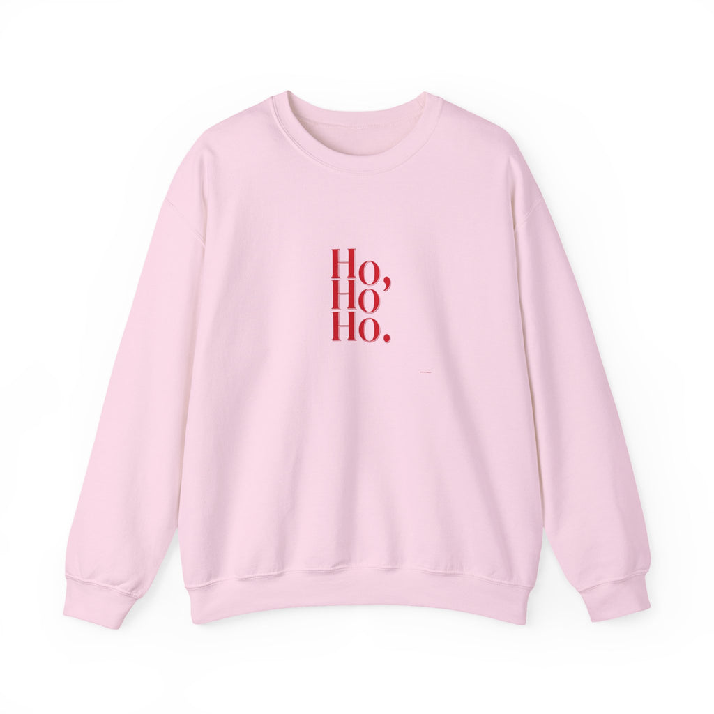 Sweatshirt — Minimal 'Ho, Ho, Ho.' Christmas Crewneck