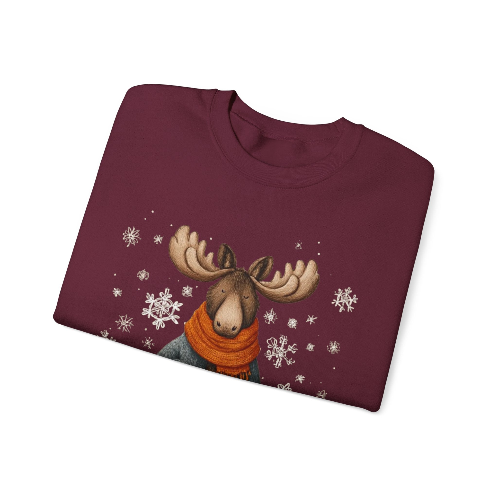 Cozy Vibes Moose Sweatshirt