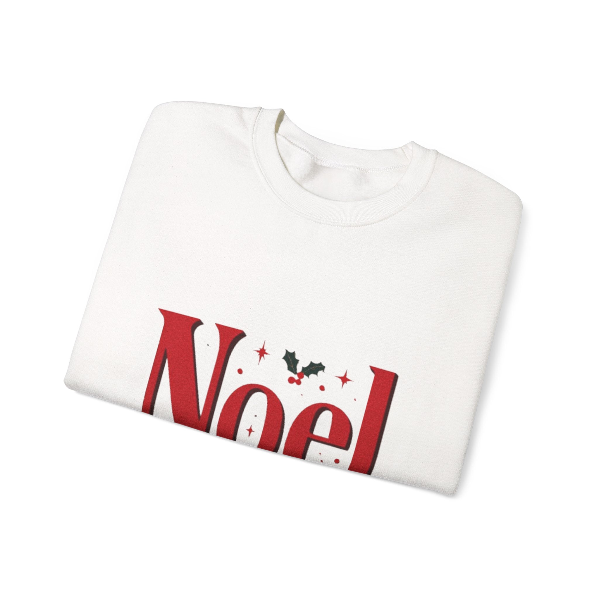 Noel Christmas Sweatshirt — Festive Holly Holiday Crewneck