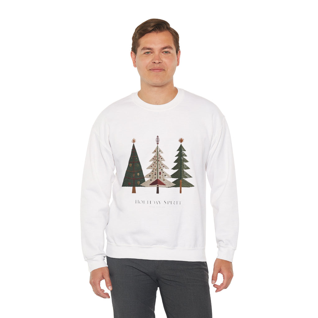 Christmas Tree Trio Sweatshirt – Joy to My Soul Holiday Crewneck